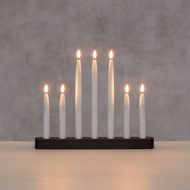 Finnlumor 7 kynttilän kynttelikkö kauko-ohjattava